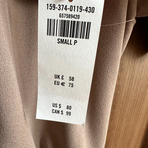 NWT: Ruched Knit Mini Dress | S petite - Picture 4 of 4